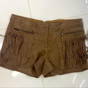 THE BLVD FRINGE SHORTS